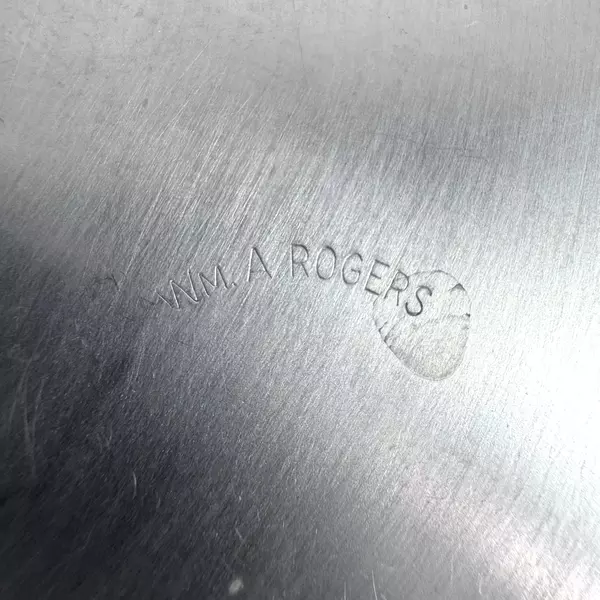 Vintage Wm. A Rogers Silver-Plated Chip & Dip Tray Platter Serve Ware