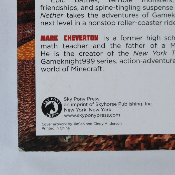 Battle for the Nether by Mark Cheverton, Gameknight999, Pre-owned Paperback