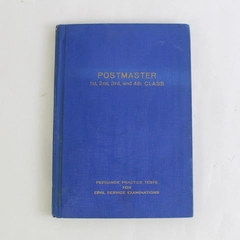Postmaster 1st 2nd 3rd 4th Class Post Offices Practice Tests 1953 HC Ex-Library