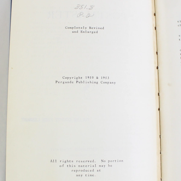Postmaster 1st 2nd 3rd 4th Class Post Offices Practice Tests 1953 HC Ex-Library