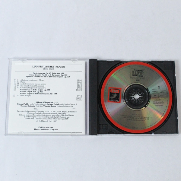 Alban Berg Quartett String Quartets Streichquartette Quators A Cordes Op. 130 CD