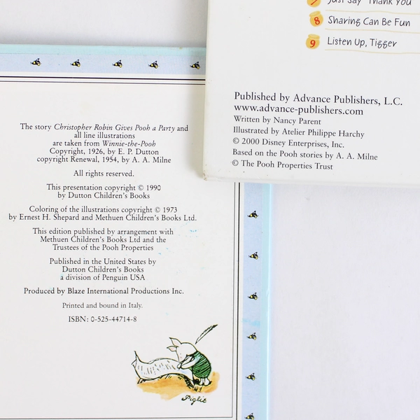 Lot Of 2 Winnie The Pooh Hardcover Children's Books