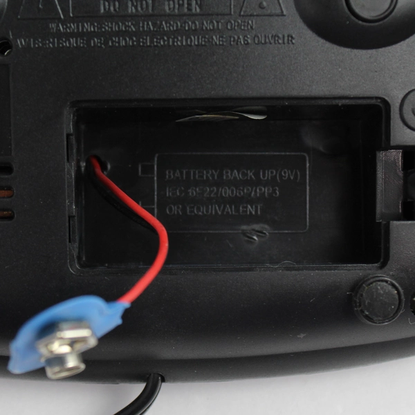 Equity by La Crosse 75903 0.9" Blue LED Digital Desktop Alarm Clock