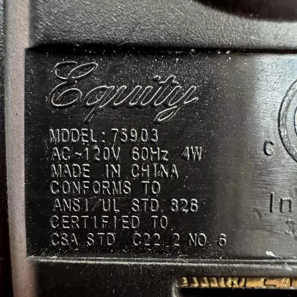 Equity by La Crosse 75903 0.9" Blue LED Digital Desktop Alarm Clock