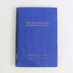 Rural Mail Carrier & PM 4th Class Practice Tests 1965 HC Ex-Library Book