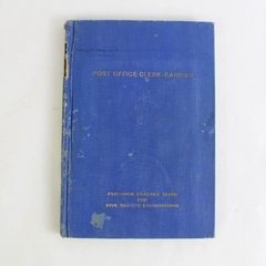 Post Office Clerk-Carrier Practice Tests 1966 Hardcover Ex-Library Book