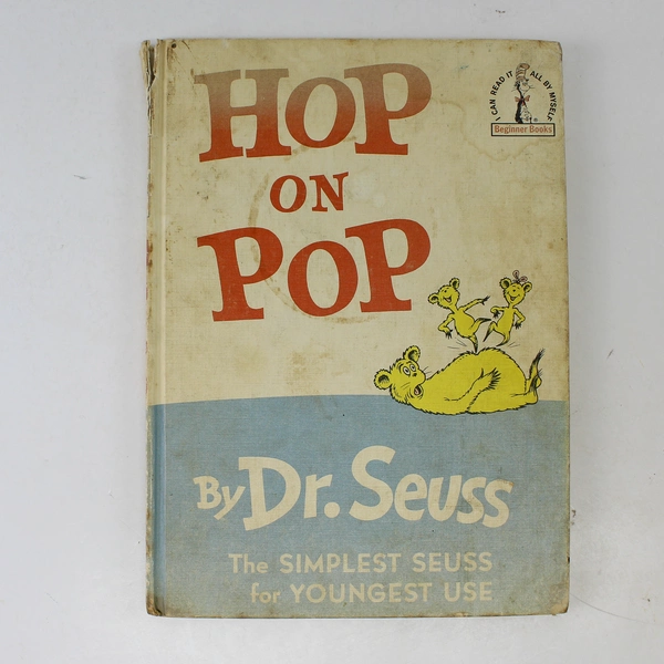 Vintage Hop On Pop by Dr. Seuss 1963 Hardcover Random House