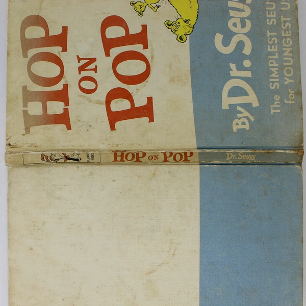 Vintage Hop On Pop by Dr. Seuss 1963 Hardcover Random House