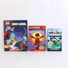 Lot Of 3 Minecraft & Lego Ninjago & Lego Activity Book Kids Books