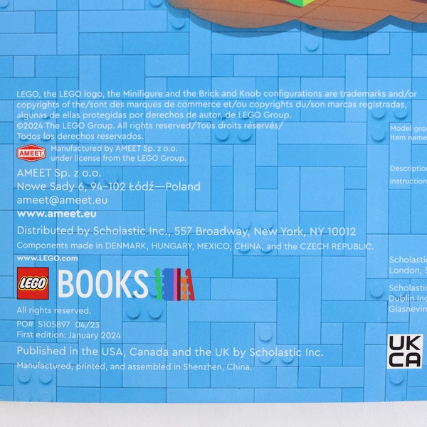 Lot Of 3 Minecraft & Lego Ninjago & Lego Activity Book Kids Books