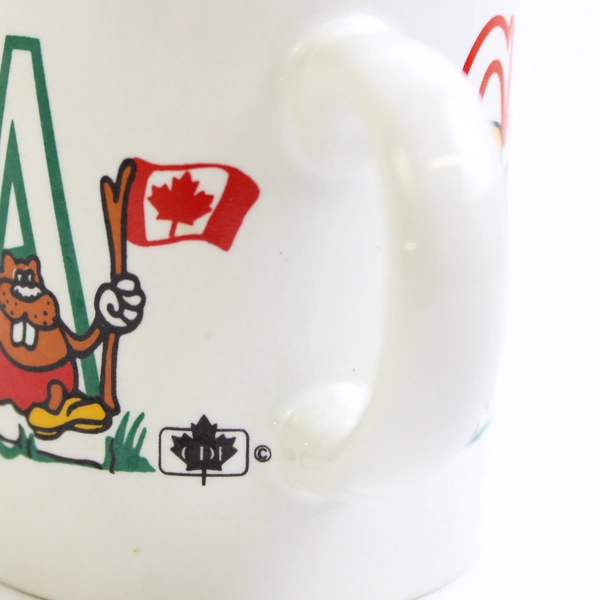Vintage Centerpiece Kids Country Canada Ceramic Children's Mug