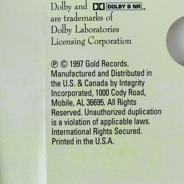 Impressions of Heaven City of Gold Cassette 1997 Pre-Owned As-Is