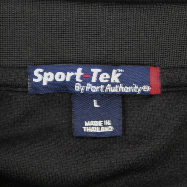 Port Authority Men's L Black Polo New Mississippi River Bridge Project