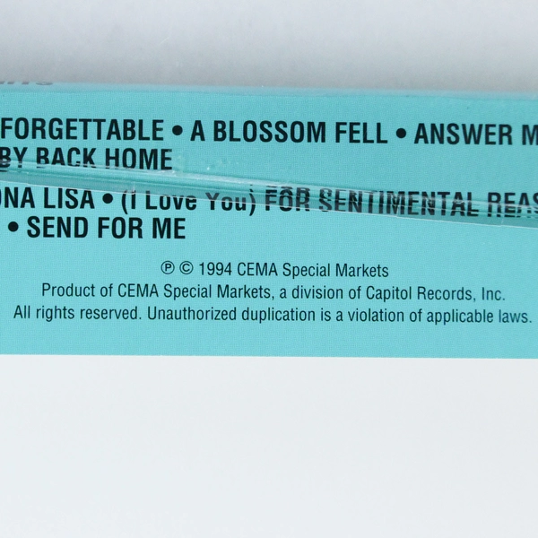 Nat King Cole Greatest Hits Cassette Tape 1994 - Pre-Owned, As Is