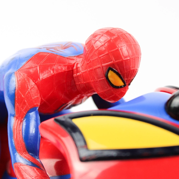 2012 Thinkway Toys Marvel Spiderman RC Motorcycle Toy No Remote