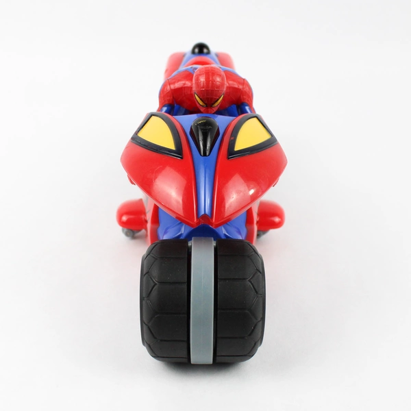 2012 Thinkway Toys Marvel Spiderman RC Motorcycle Toy No Remote