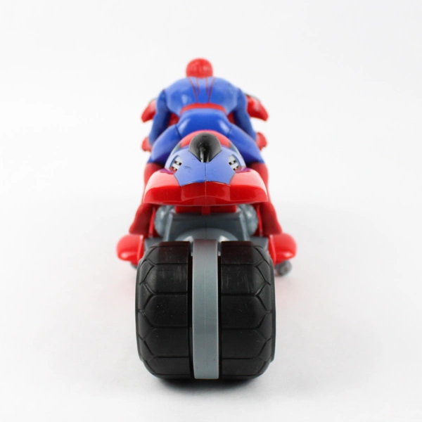 2012 Thinkway Toys Marvel Spiderman RC Motorcycle Toy No Remote