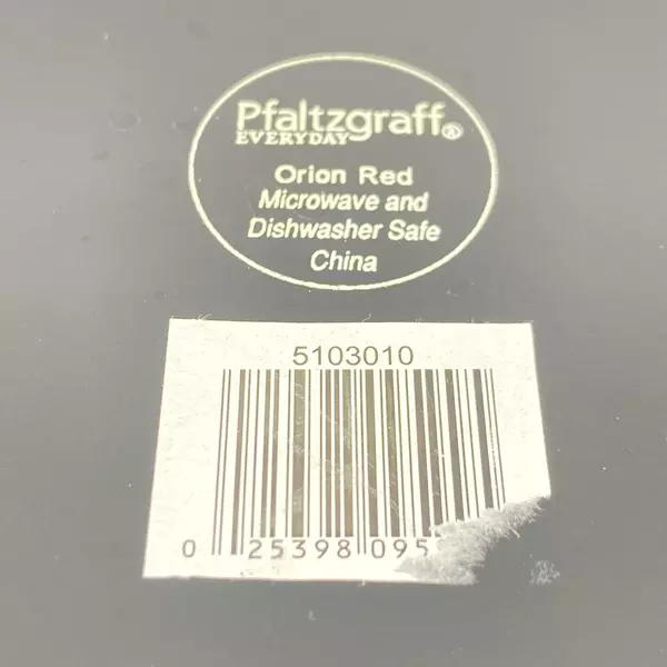 Pfaltzgraff Orion Red Dinner Plate 10.5 Inch