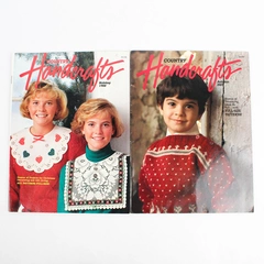 Lot of 2 Country Handcrafts Magazines Autumn 1987 & Holiday 1988
