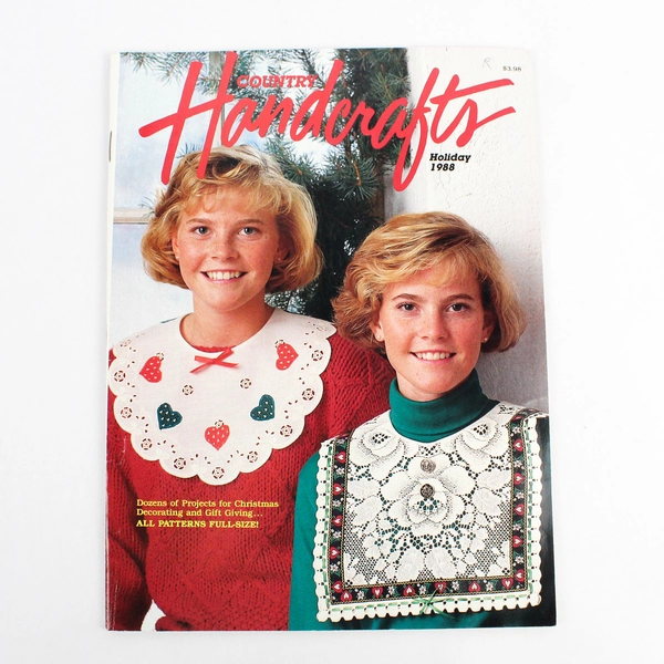 Lot of 2 Country Handcrafts Magazines Autumn 1987 & Holiday 1988