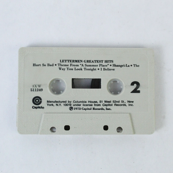 Lettermen All Time Greatest Hits Cassette Tape 1973 - Vintage Music Collectible