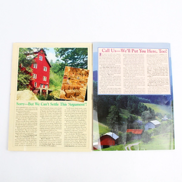 Lot of 2 Country Handcrafts Magazines Winter 1991 & Summer 1991