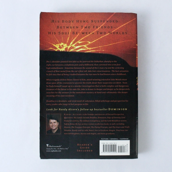 Deadline by Randy Alcorn 2006 Multnomah Paperback Thriller Mystery Good