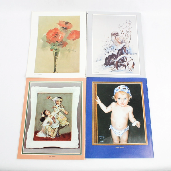 Lot of 4 Vintage Porcelain Artist Magazines 1981 1982 1987 1997