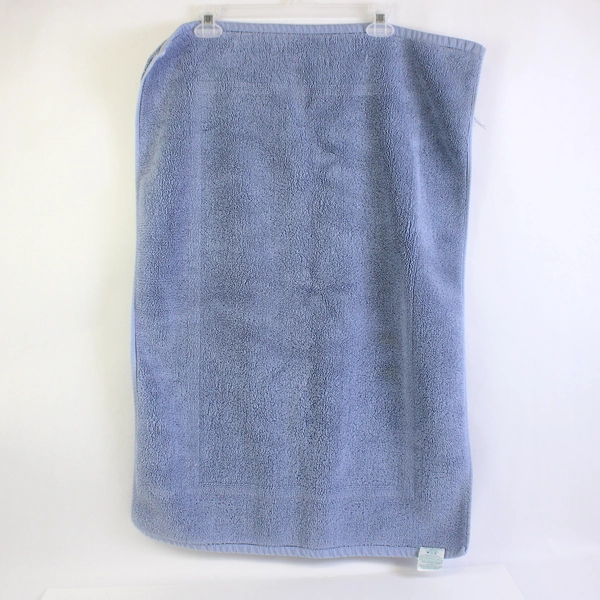 Beyond Big Blue Bath Mat 100% Cotton 21.5" x 31"