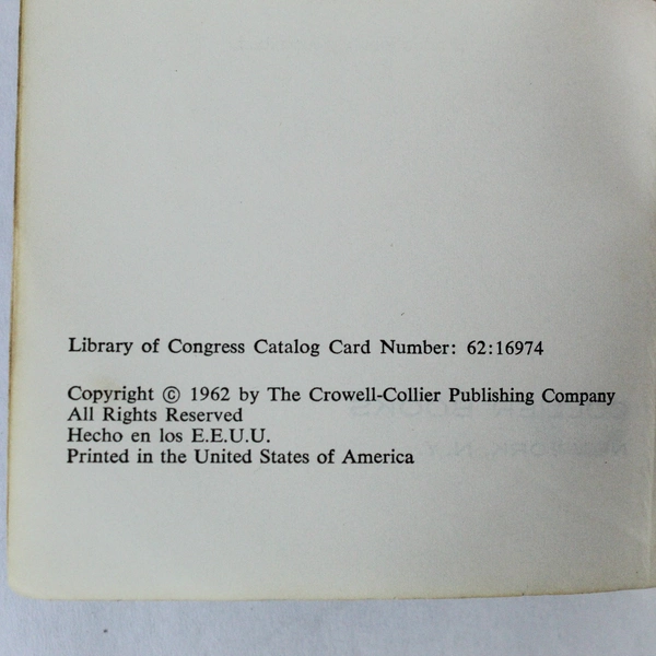 Montcalm and Wolfe by Francis Parkman 1962 Collier Books PB Ex-Libris