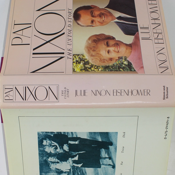 Pat Nixon The Untold Story Julie Nixon Eisenhower 1986 Hardcover Schuster