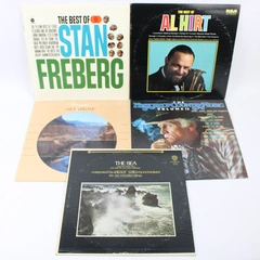 Lot of 5 12" Vinyl Records Various Artists Jazz Country New Age Classical Comedy