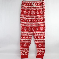 Old Navy Red and White Christmas Pajama Pants Women's Medium Tall