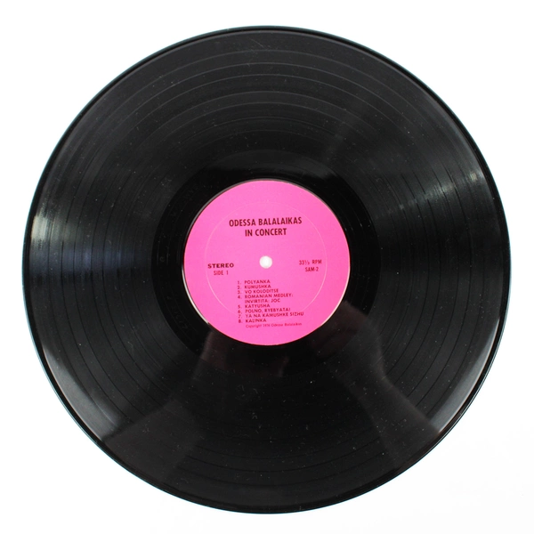 Odessa Balalaikas In Concert 1976 12" Folk Music Vinyl Record Signed Jacket