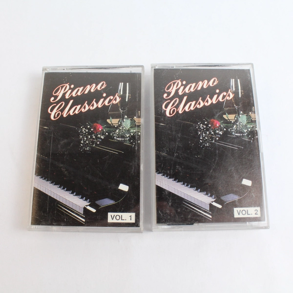 Set of 2 Piano Classics Cassette Tape Vol 1 & 2 Madacy Inc