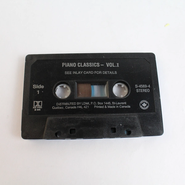 Set of 2 Piano Classics Cassette Tape Vol 1 & 2 Madacy Inc