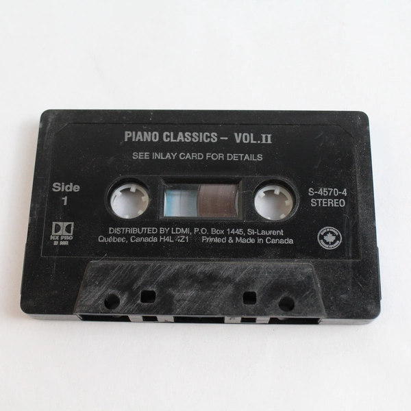 Set of 2 Piano Classics Cassette Tape Vol 1 & 2 Madacy Inc