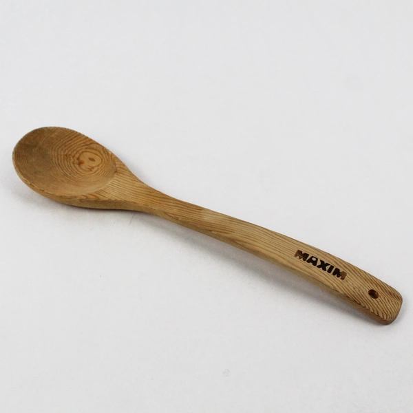 Maxim Solid Wood Spoon Kitchen Utensil Simple 14" Long