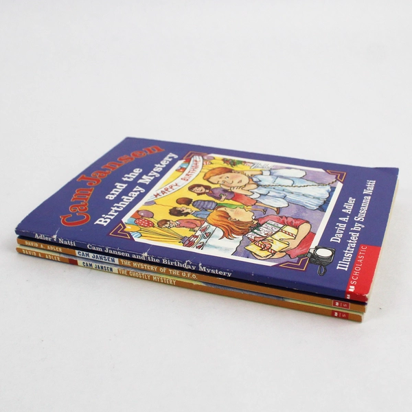 Lot of 3 Cam Jansen Mystery Novels by David A Alder Paperback Scholastic Inc