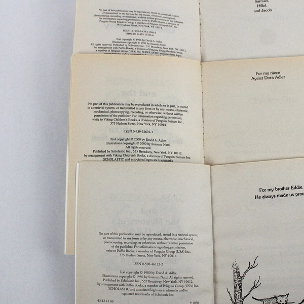 Lot of 3 Cam Jansen Mystery Novels by David A Alder Paperback Scholastic Inc