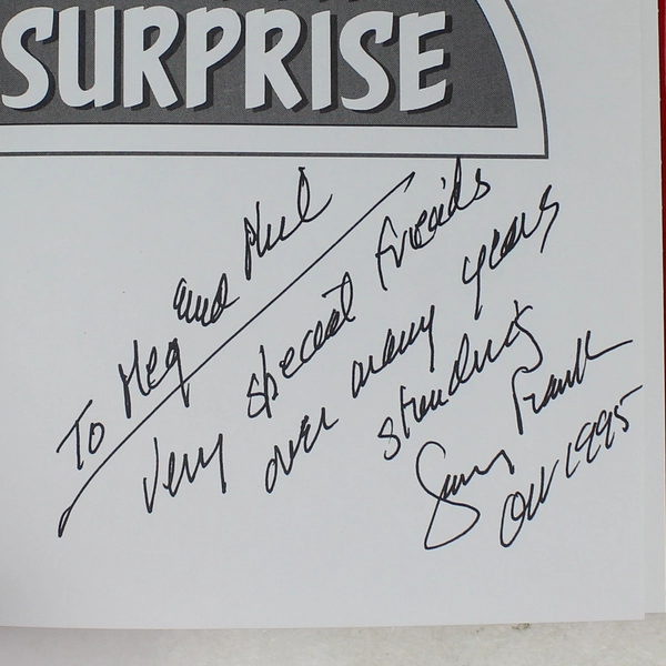 Gerry Frank's Friday Surprise Frank 1995 Hardcover Signed First Edition