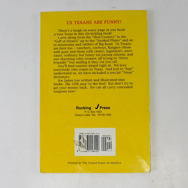 Laugh Your Way Across Texas by Joe James 1996 Paperback