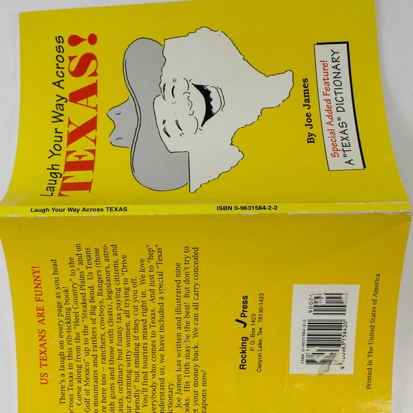 Laugh Your Way Across Texas by Joe James 1996 Paperback