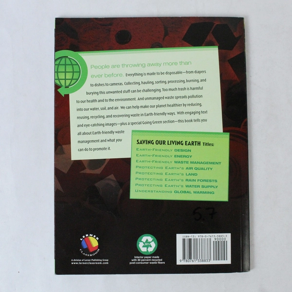 Earth-Friendly Waste Management by Charlotte Wilcox Paperback 2009 Lerner