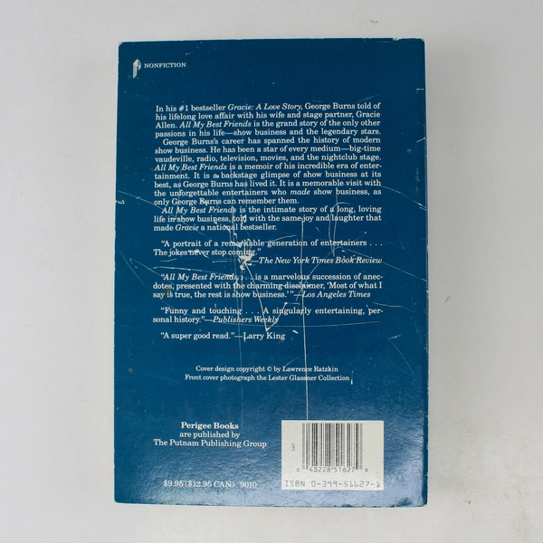 All My Best Friends by George Burns David Fisher 1990 Paperback