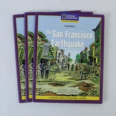Lot of 3 National Geographic Books: The San Francisco Earthquake 2006