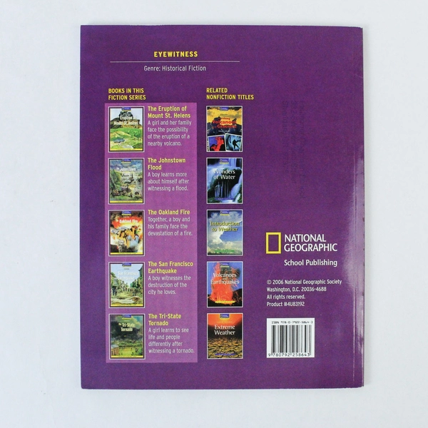 Lot of 3 National Geographic Books: The San Francisco Earthquake 2006