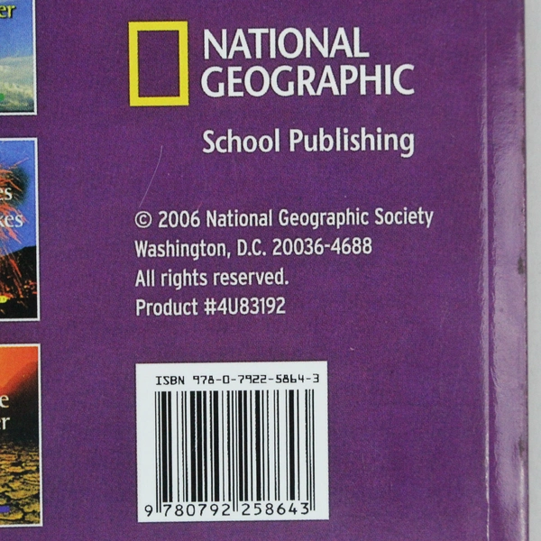 Lot of 3 National Geographic Books: The San Francisco Earthquake 2006