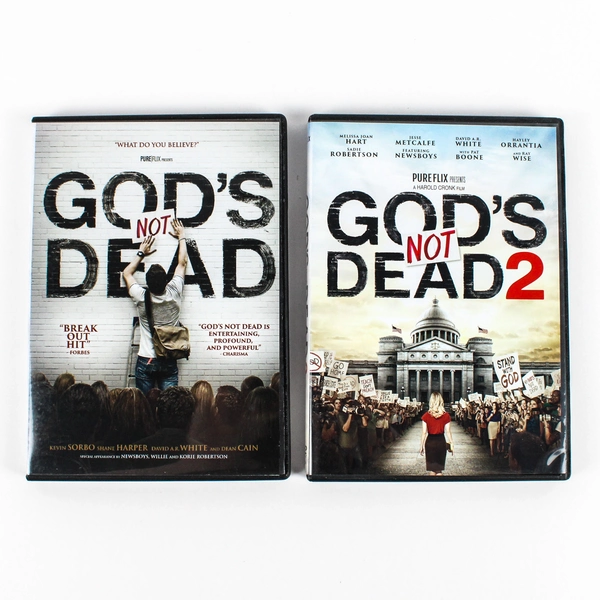 God's Not Dead 1 & 2 DVD Movie Set 2016 Faith Drama Inspirational