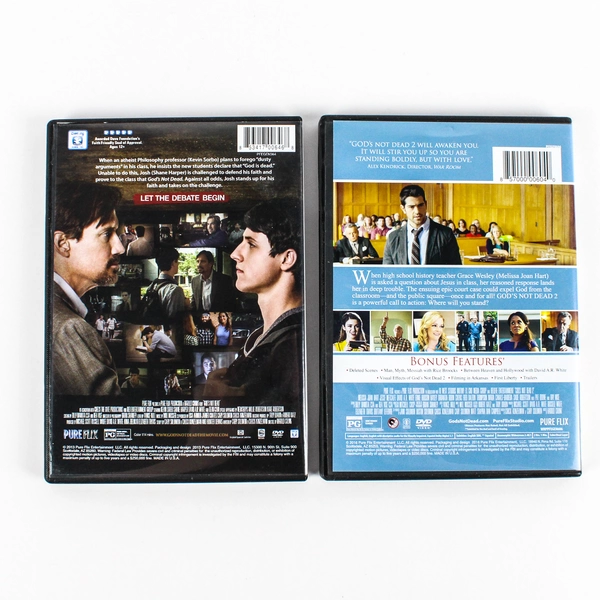 God's Not Dead 1 & 2 DVD Movie Set 2016 Faith Drama Inspirational